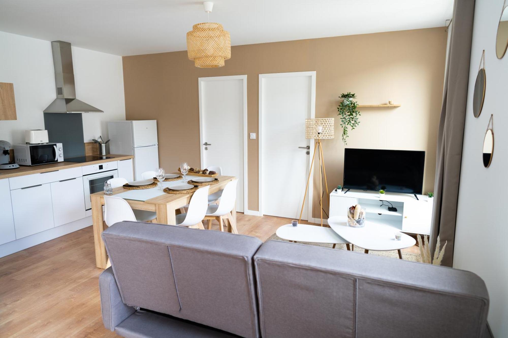Appartement Cosy Avec Parking Prive A سوموور المظهر الخارجي الصورة